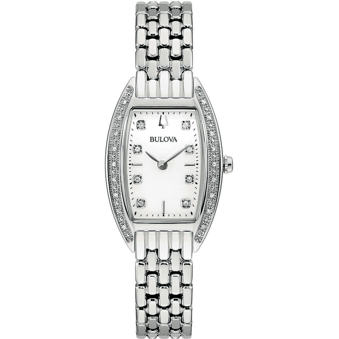 orologio solo tempo donna Bulova Classic Lady Diamond 96R244 - Click Image to Close