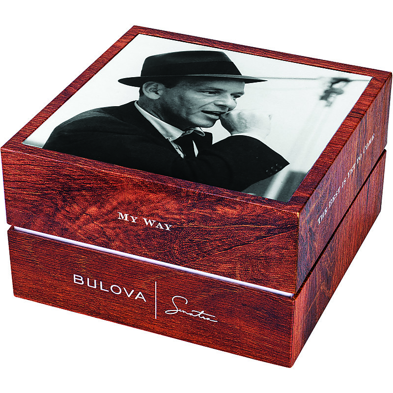 orologio solo tempo uomo Bulova Frank Sinatra 97B201 - Click Image to Close
