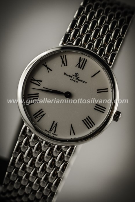 Orologio da donna in oro bianco 18 kt Baume & Mercier MOA08106